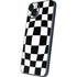 Black and White Zoomed Checkerboard iPhone 14 Plus Skin